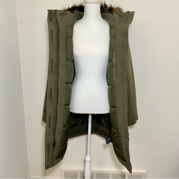 The North Face Women’s Arctic Parka New Taupe Green Down Coat Sz XS S M L XL XXL - Picture 8 of 11